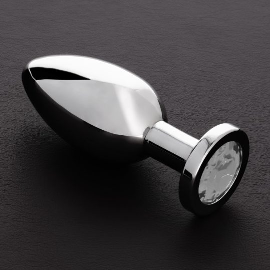 Butty Jewel Plug L – átlátszó prémium anális izgató
