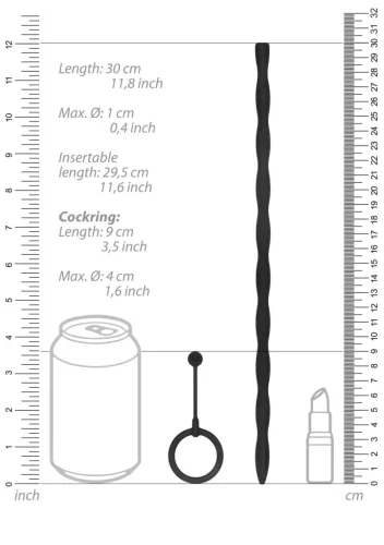 Silicone Plug & Cock Ring – prémium urethral hangoló szett