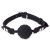 PineCone – prémium szilikon ball gag, fekete