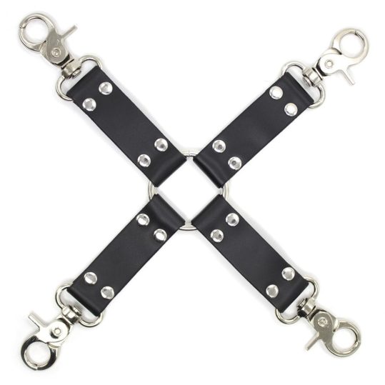 Korlátozó prémium bőrjáték - Hogtie Black