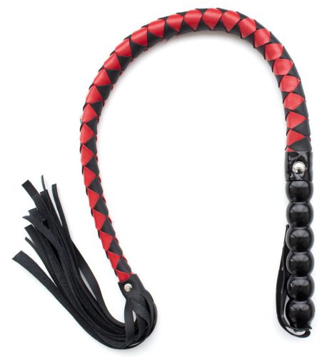 Mahogany Whip – 90 cm fekete-vörös íj tökéletes érzékiséghez