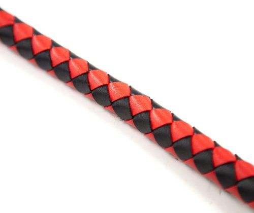 Long Whip Duo – 190 cm hosszú, fekete-piros ostor
