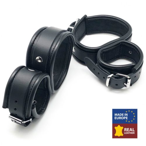 Bőr bokacsukló - érzéki rögzítő barátoknak