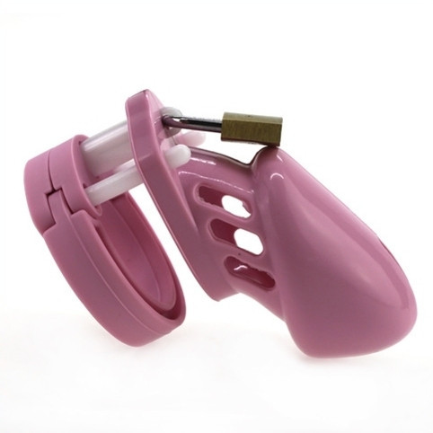 Rózsaszín szilikon szüzességi ketrec – érzéki felfedezéshez