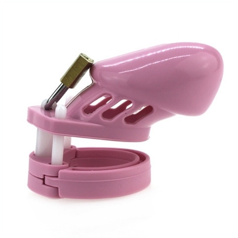 Rózsaszín szilikon szüzességi ketrec – érzéki felfedezéshez