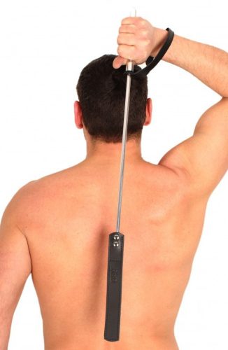 Whip - Prémium fém-bőr korbács 70,5 cm hosszú