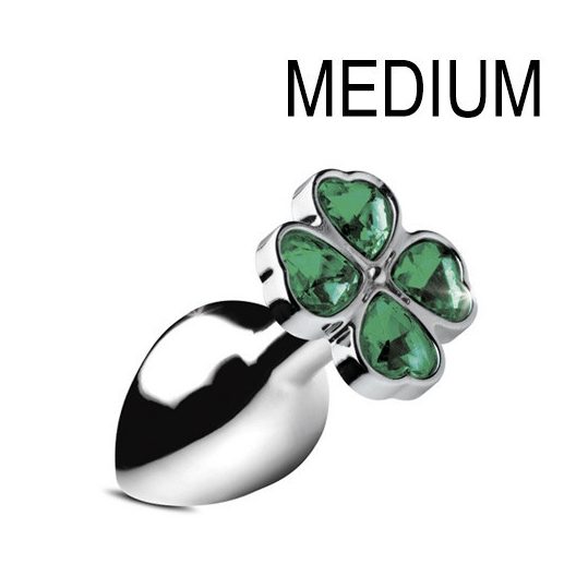 Lucky Gem Clover – stílusos ékszer dugó 7,5 x 3,2 cm