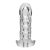 Átlátszó szexuális segédeszköz 17 cm - prémium élvezet