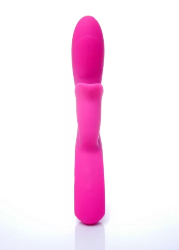 Vibrátor 12 funkció, USB töltés, G-pont és csikló stimuláló, vízálló, rózsaszín