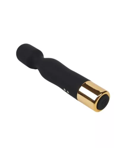 Av masszázs vibrációs 7 funkció USB töltés fekete