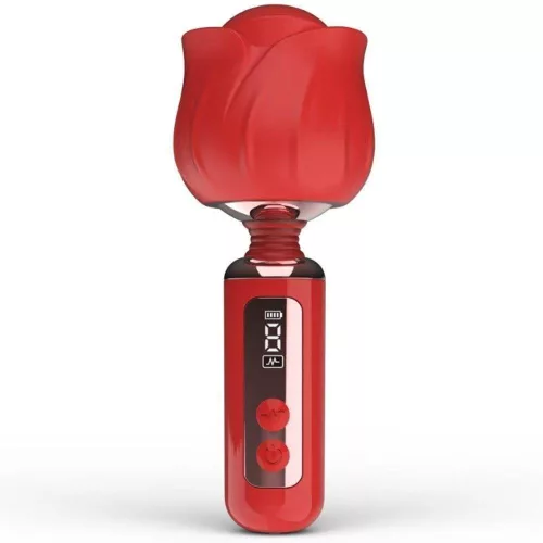 Vibrátor 9 mód csendes szilikon 12,5 cm rózsaszín
