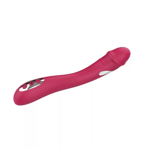 Zyra Vibrátor G-pont stimuláló elektrostimuláció USB-töltés 19 cm fekete