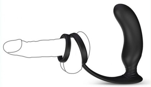 Lanco – vibráló plug és péniszgyűrű kombináció