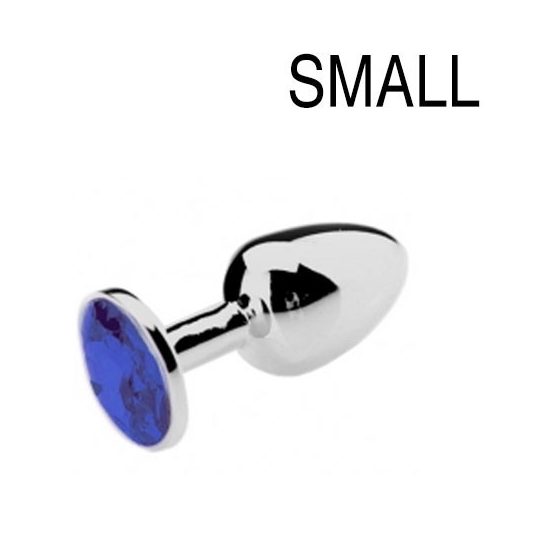 Jewel plug Blue – stílusos anális kiegészítő 6x2,7 cm