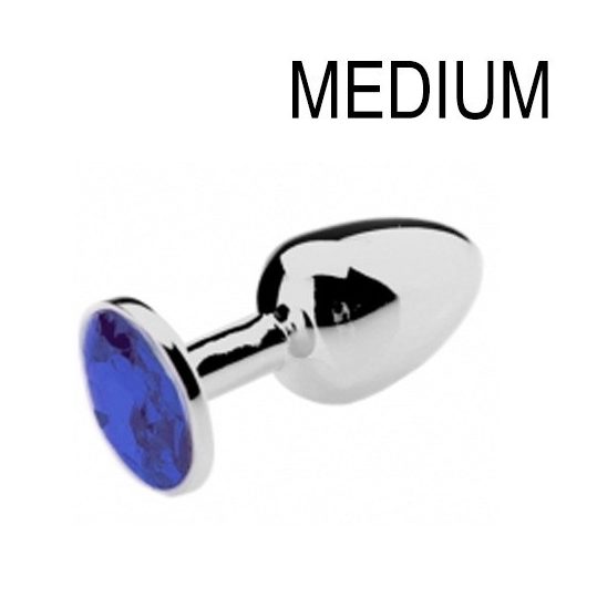 Bijou Plug Blue – prémium anális kényeztető 7 cm