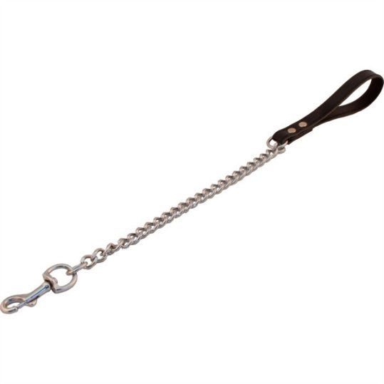 Prémium kutyapóráz lánccal - 45 cm 