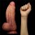 Realistic Dildo Ttbm Nature – élethű vibráló dildó 18 cm