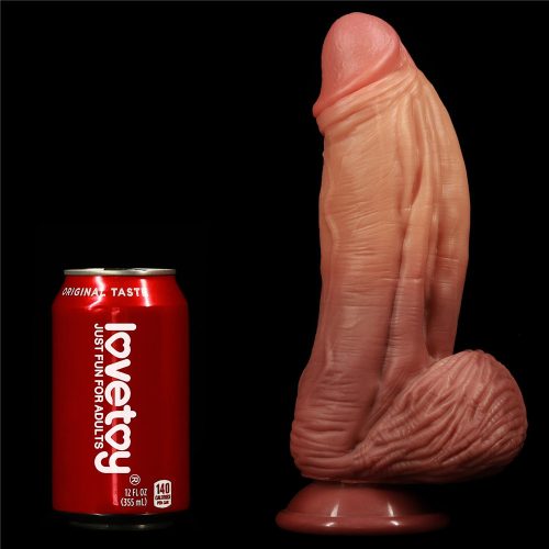 Realistic Dildo Ttbm Nature – élethű vibráló dildó 18 cm