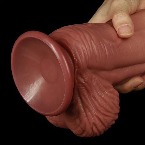 Realistic Dildo Ttbm Nature – élethű vibráló dildó 18 cm