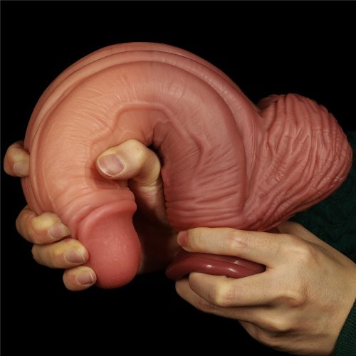 Realistic Dildo Ttbm Nature – élethű vibráló dildó 18 cm