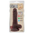 Realistic Dildo Flatterer – élethű dildó 14 cm barna
