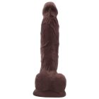 Realistic Dildo Flatterer – élethű dildó 14 cm barna