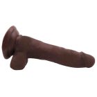 Realistic Dildo Flatterer – élethű dildó 14 cm barna
