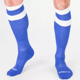 Focipó socks - kék-fehér sportzokni