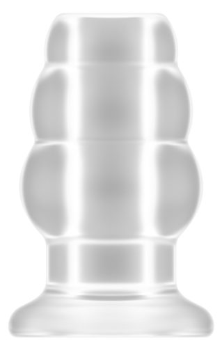 No.51 – nagyméretű, üreges anál dugó, 5 hüvelyk, áttetsző