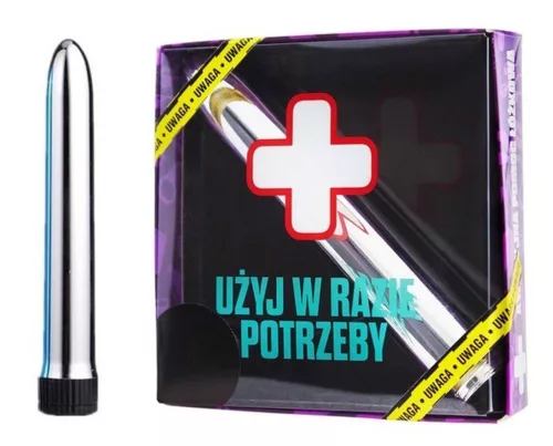 Wibrator Awaryjny vibrátor ezüst színben