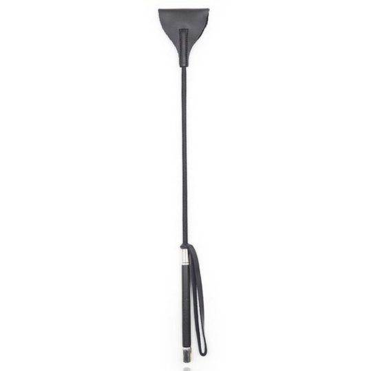 Crop Whip – stílusos bőr korbács 55 cm hosszú