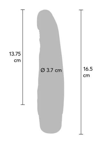 Mini Classic Slim Vibrátor Rezgő, vízálló 16 cm rózsaszín