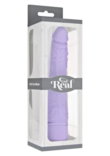 Slim vibrátor többszörös rezgés lila szilikon