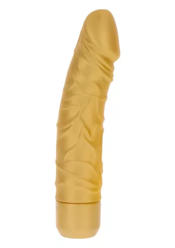 Toyjoy Vibrátor 7 rezgés üzemmód, vízálló 20 cm arany szilikon