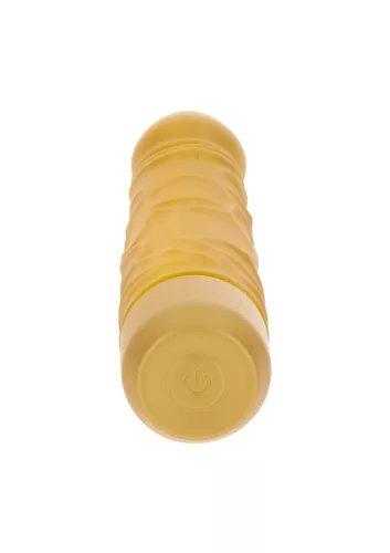 Toyjoy Vibrátor 7 rezgés üzemmód, vízálló 20 cm arany szilikon