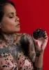 Taboom Bondage gyertya szett 2 db fekete és bordó alacsony hőmérsékletű