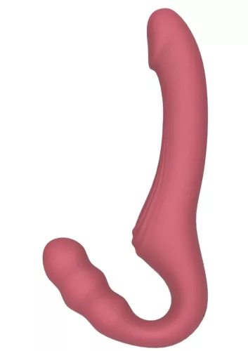 She.E.O Vibrátor pánt nélküli, 10 mód, távirányítós, USB töltés, szilikon 22 cm fekete