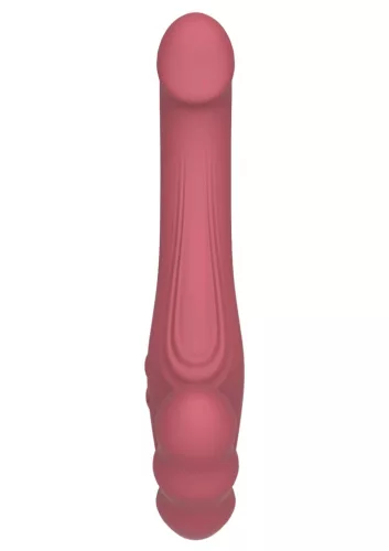 She.E.O Vibrátor pánt nélküli, 10 mód, távirányítós, USB töltés, szilikon 22 cm fekete