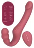 She.E.O Vibrátor pánt nélküli, 10 mód, távirányítós, USB töltés, szilikon 22 cm fekete