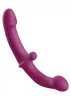 She.E.O Vibrátor Kettős G-pont Rezgés Távirányítós USB töltés 29 cm fekete