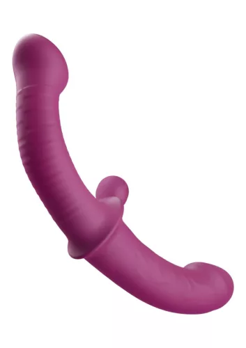 She.E.O Vibrátor Kettős G-pont Rezgés Távirányítós USB töltés 29 cm fekete