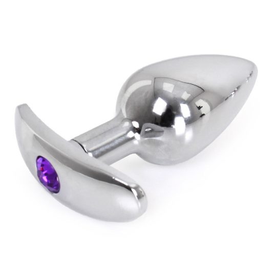 Bijou Violet – ívelt talpú anális plug 6 cm x 2,8 cm