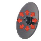 Tükrös SLING PORTATIVE – törhetetlen fém tükör 40 cm