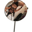 Tükrös SLING PORTATIVE – törhetetlen fém tükör 40 cm