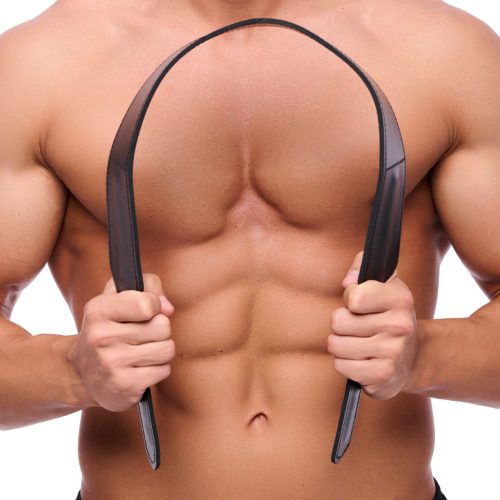 Double leather paddle – prémium bőr ütődöző 42x7,5 cm