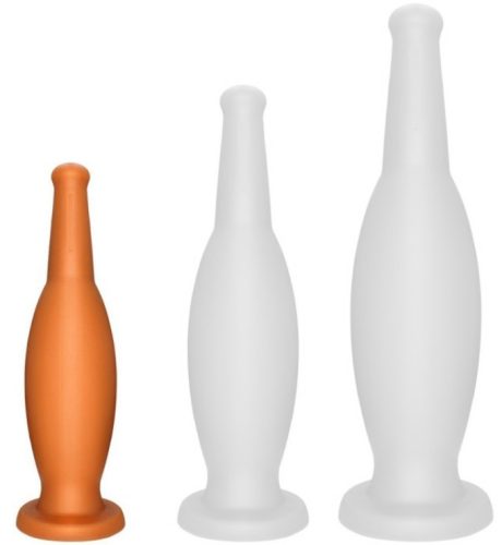 Prémium dugós üvegpalack – 17 x 4 cm érzéki tárolásra