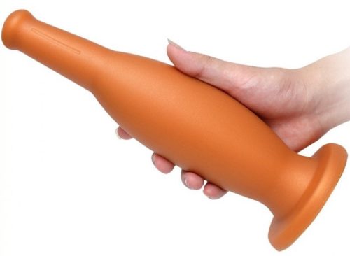 Prémium dugós üvegpalack – 17 x 4 cm érzéki tárolásra