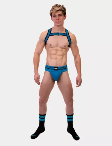 Fekete-kék edzőzokni – prémium kényelem és tartósság