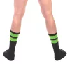 Fényes zöld fitness zokni – prémium sportkiegészítő