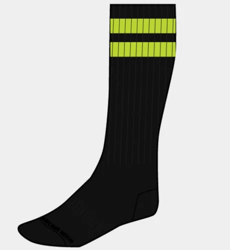 Fényes zöld fitness zokni – prémium sportkiegészítő